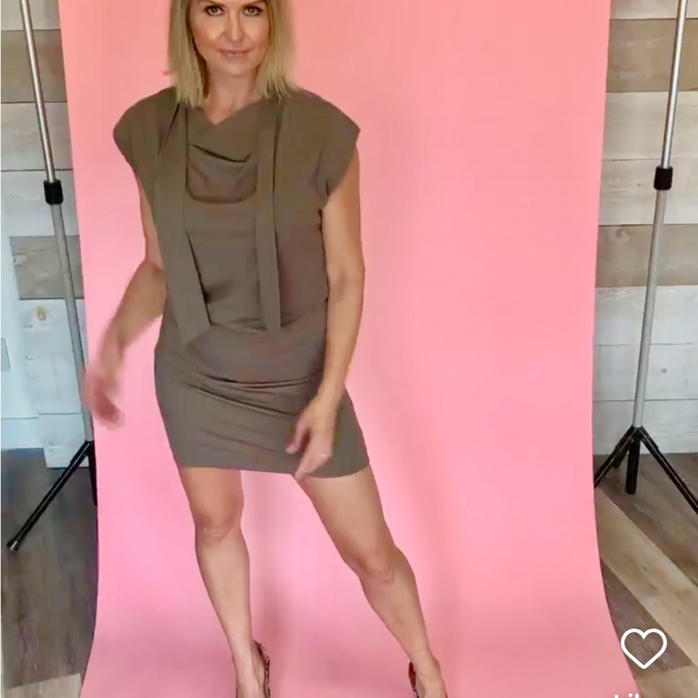 Yaya designer cap sleeve shirt dress
